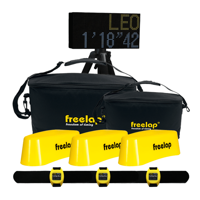 Kit Ciclismo Freelap • Treino em Equipe